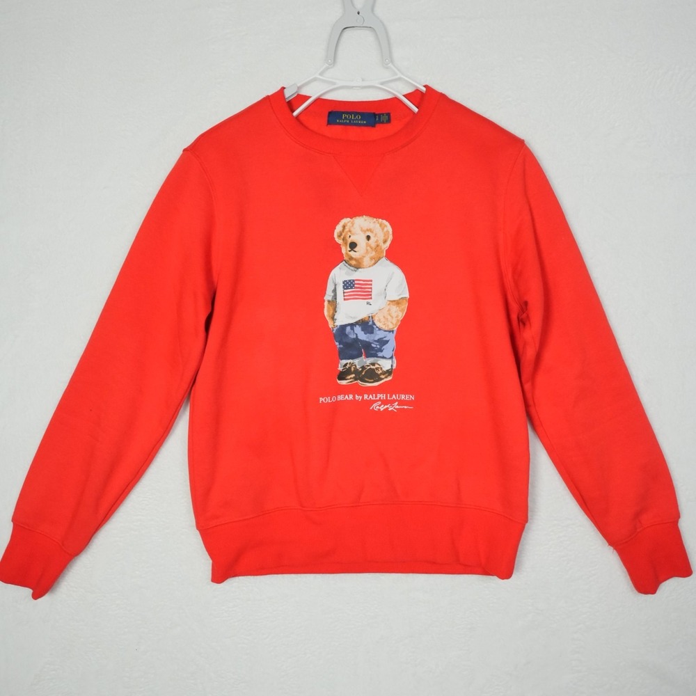 Polo by Ralph Lauren Red Crewneck Sweater